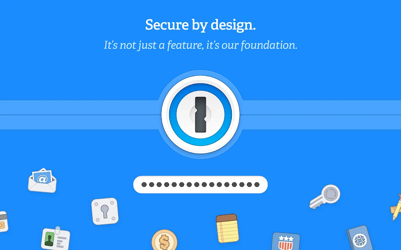 1Password スクリーンショット