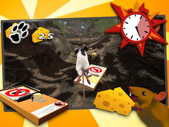 Capturas de tela do Snappy Mouse Run-Dizzy Running iPad 