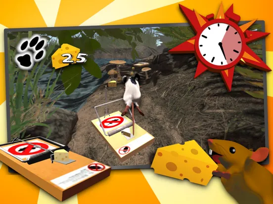 Capturas de tela do Snappy Mouse Run-Dizzy Running iPad 