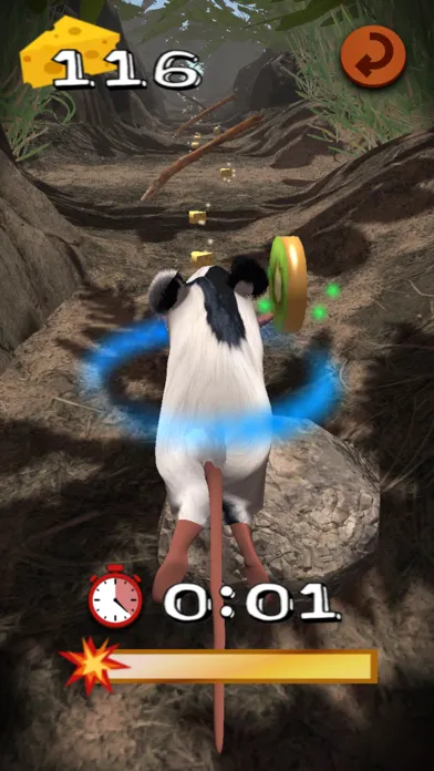 Capturas de tela do Snappy Mouse Run-Dizzy Running