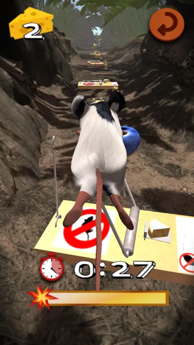 Capturas de tela do Snappy Mouse Run-Dizzy Running