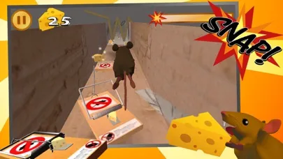 Capturas de tela do Snappy Mouse Run-Dizzy Running