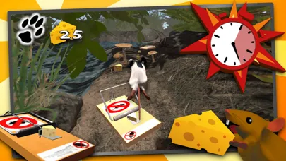 Capturas de tela do Snappy Mouse Run-Dizzy Running