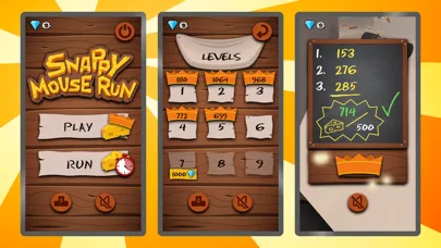 Capturas de tela do Snappy Mouse Run-Dizzy Running
