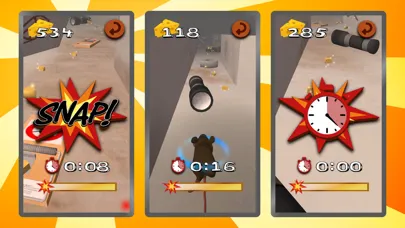 Capturas de tela do Snappy Mouse Run-Dizzy Running