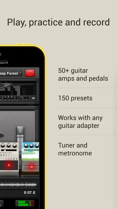 Captures d'écran de AmpKit - Guitar amps & pedals