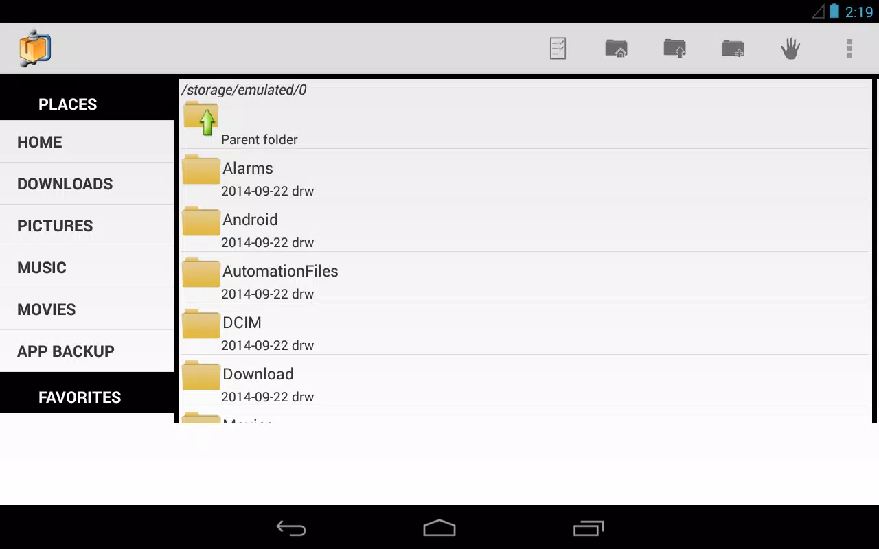 AndroZip File Manager Screenshots