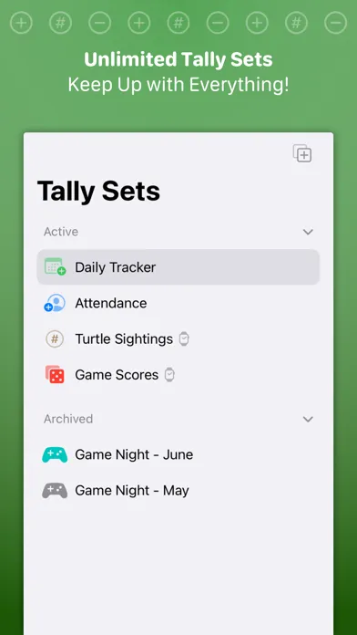 Tally • Quick Counter سکرین شاٹس