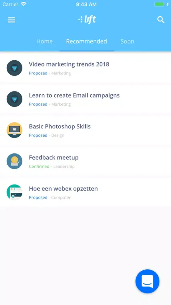 ภาพหน้าจอของ Lift Collaborative Learning