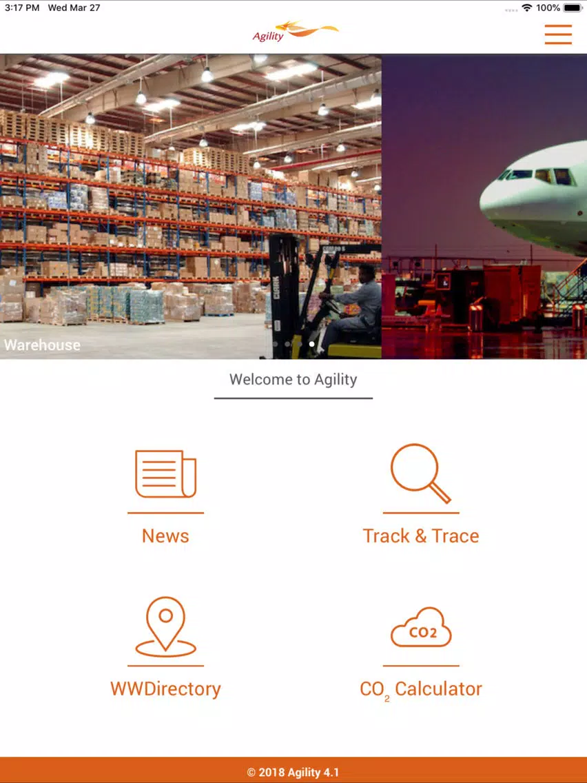 Скриншоты Agility Logistics iPad 