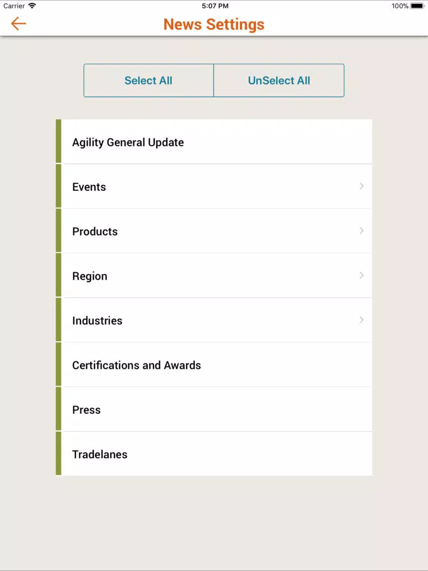 Скриншоты Agility Logistics iPad 