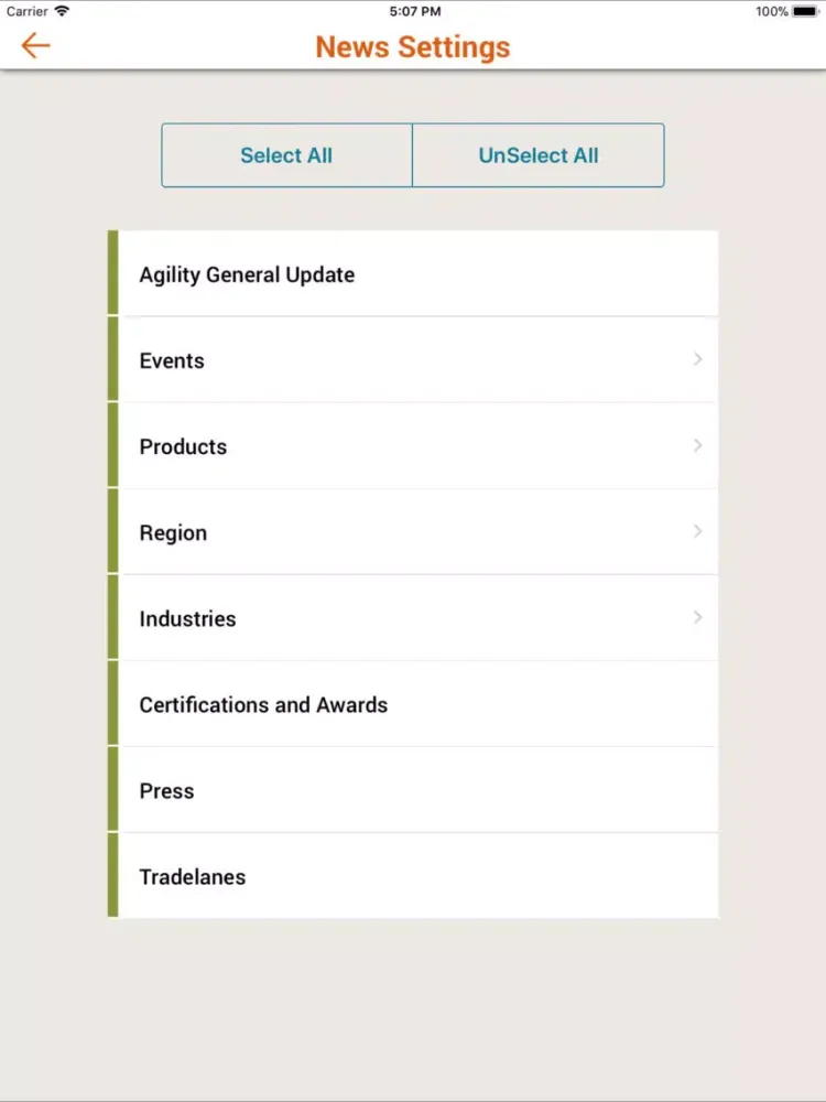 Agility Logistics iPad 應用截圖