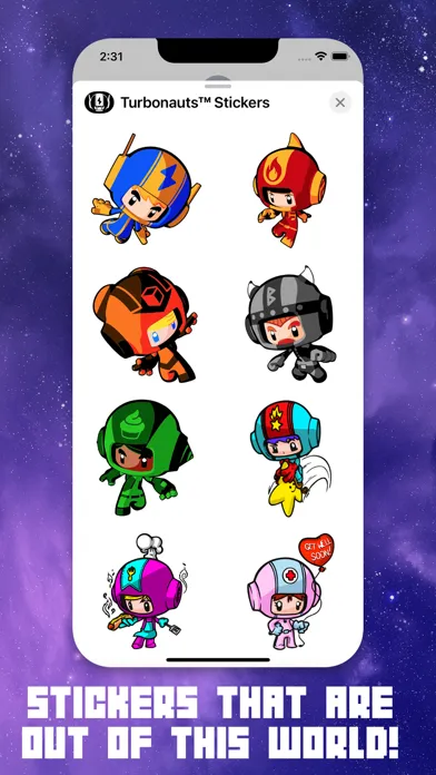 Turbonauts™ Stickers Screenshots