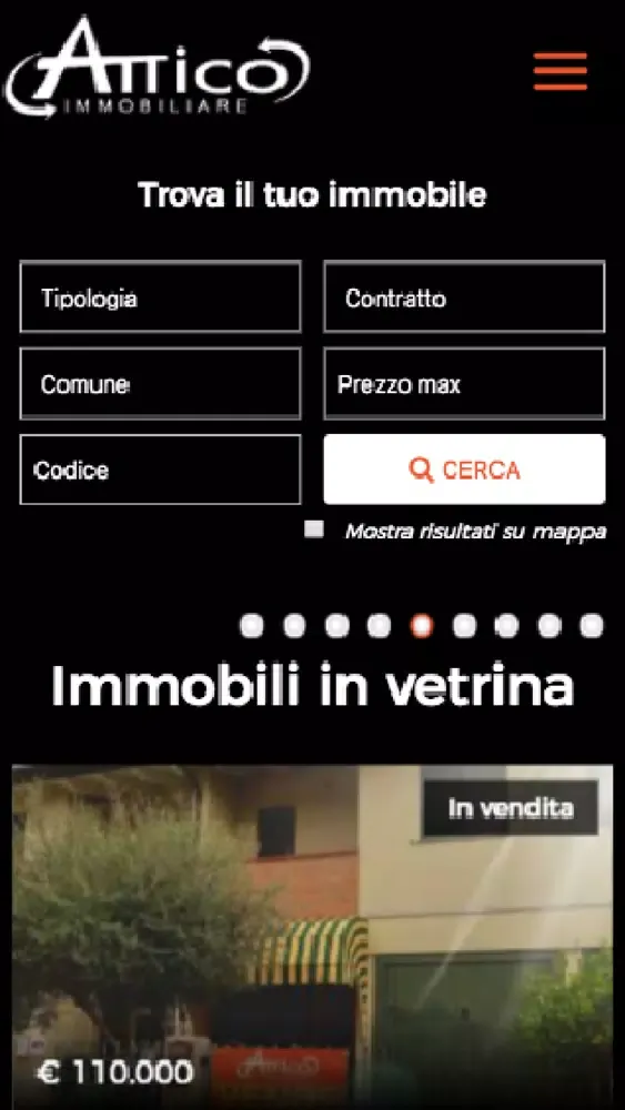 Captures d'écran de Attico Immobiliare