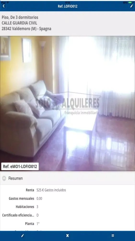 Screenshot di Solo Alquileres On Line