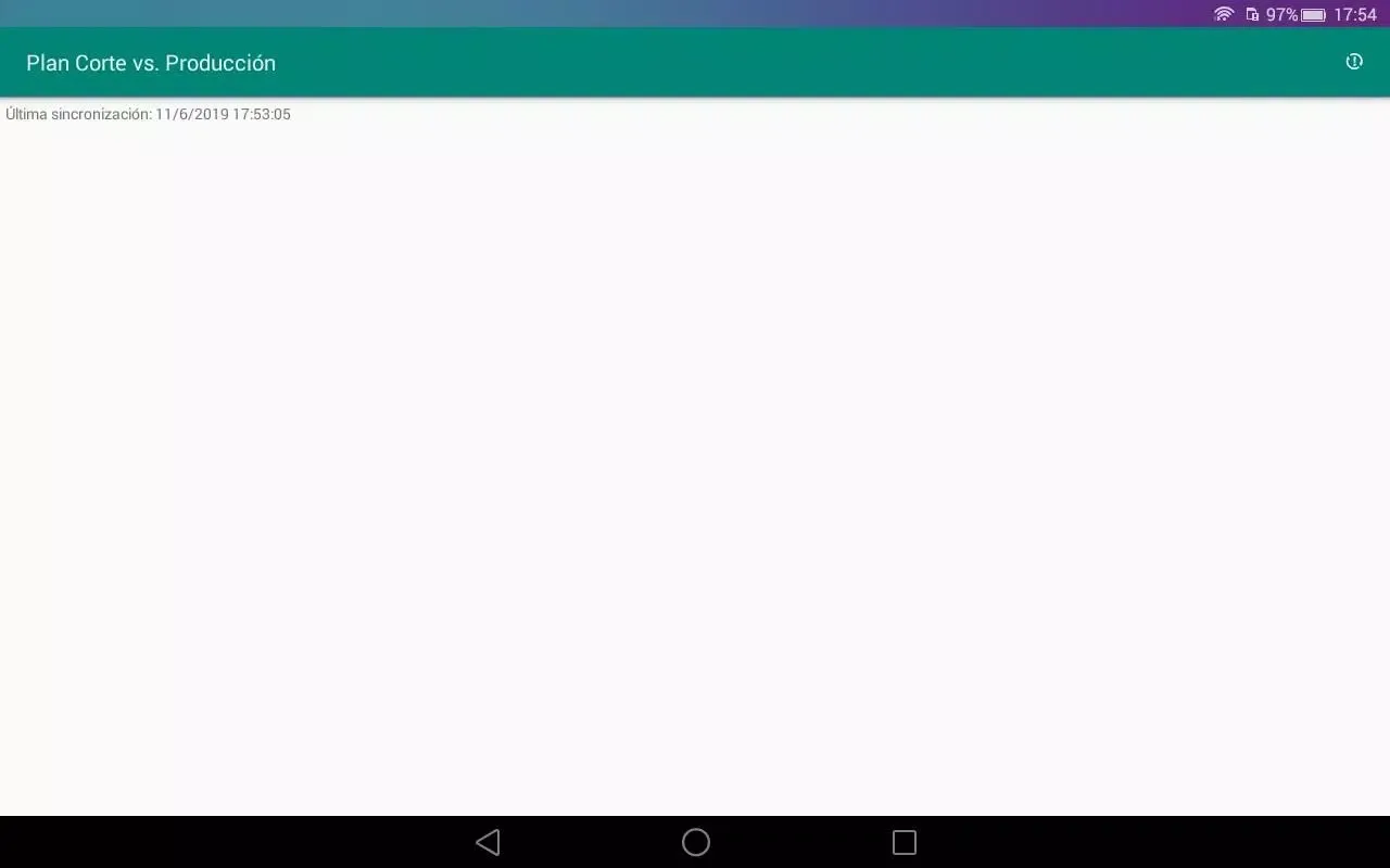 Plan de corte vs. Producción Screenshots