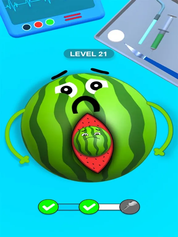 Tangkapan skrin Fruit Surgeon Doctor Hospital iPad 