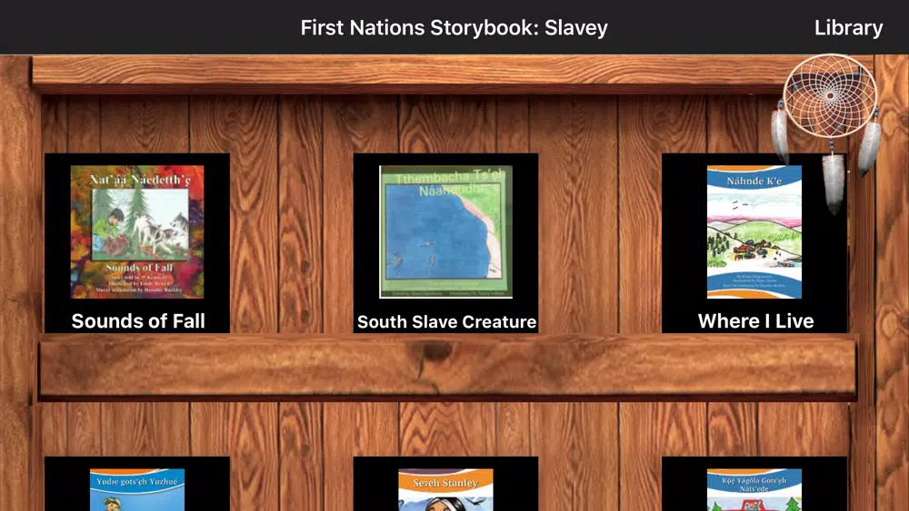 Tangkapan layar First Nations Storybook: Dene Yatie (Slavey)