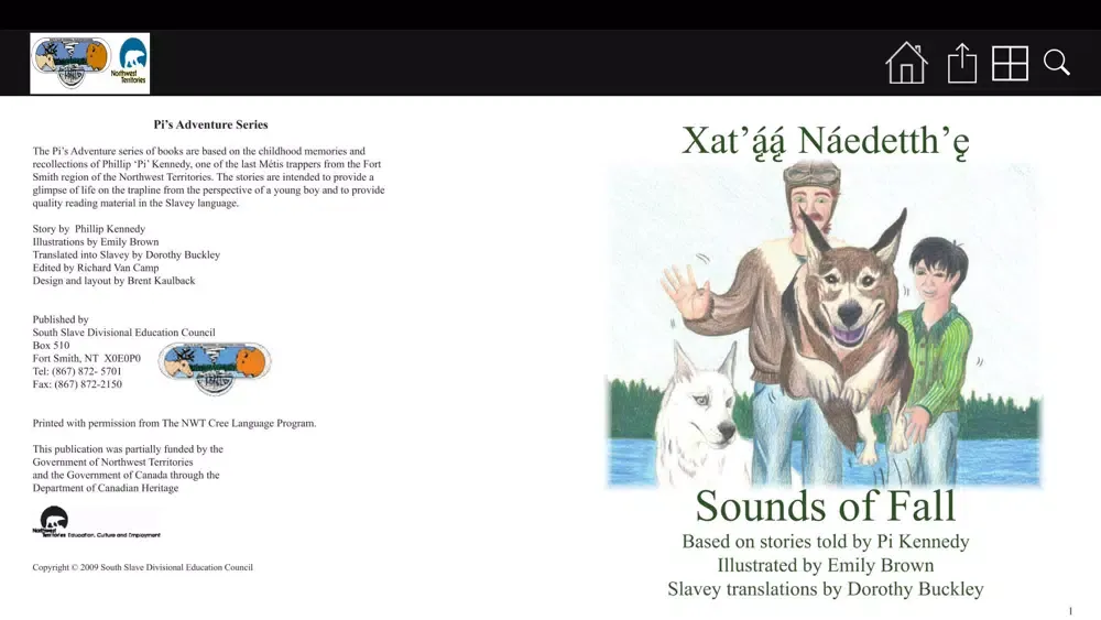 Captures d'écran de First Nations Storybook: Dene Yatie (Slavey)