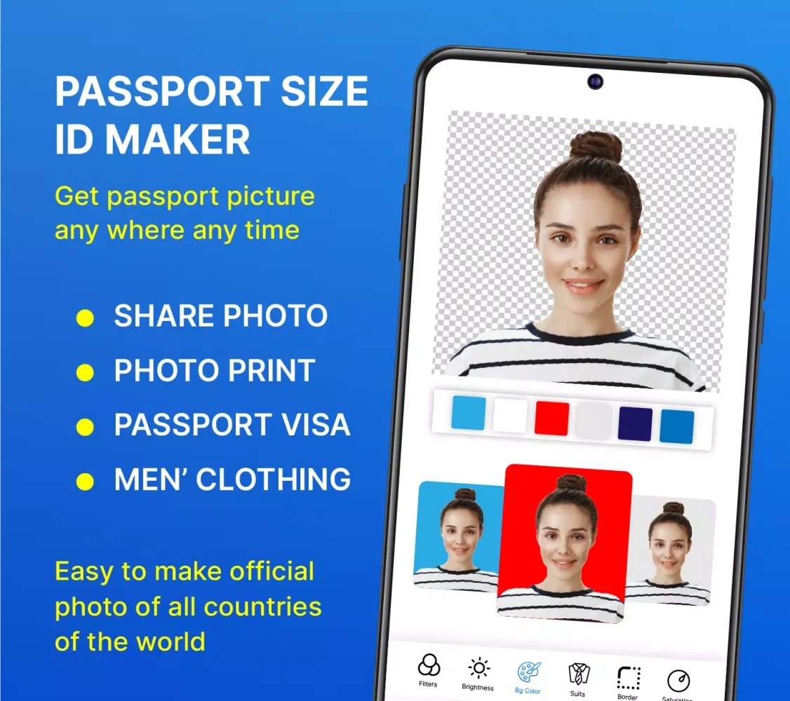 Passport Photo Maker- Photo ID Screenshots