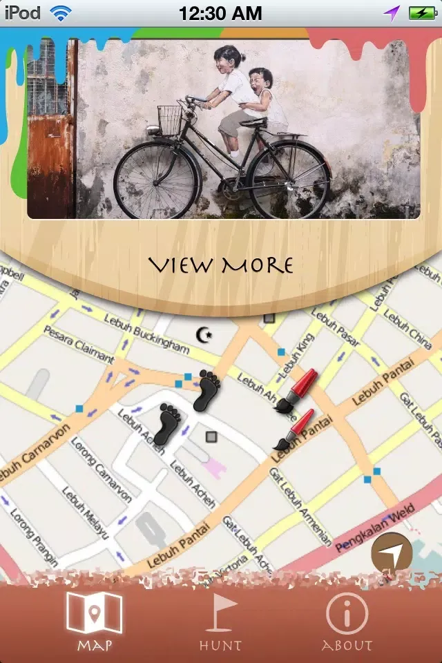 تصاویر Penang Offline Mural Map