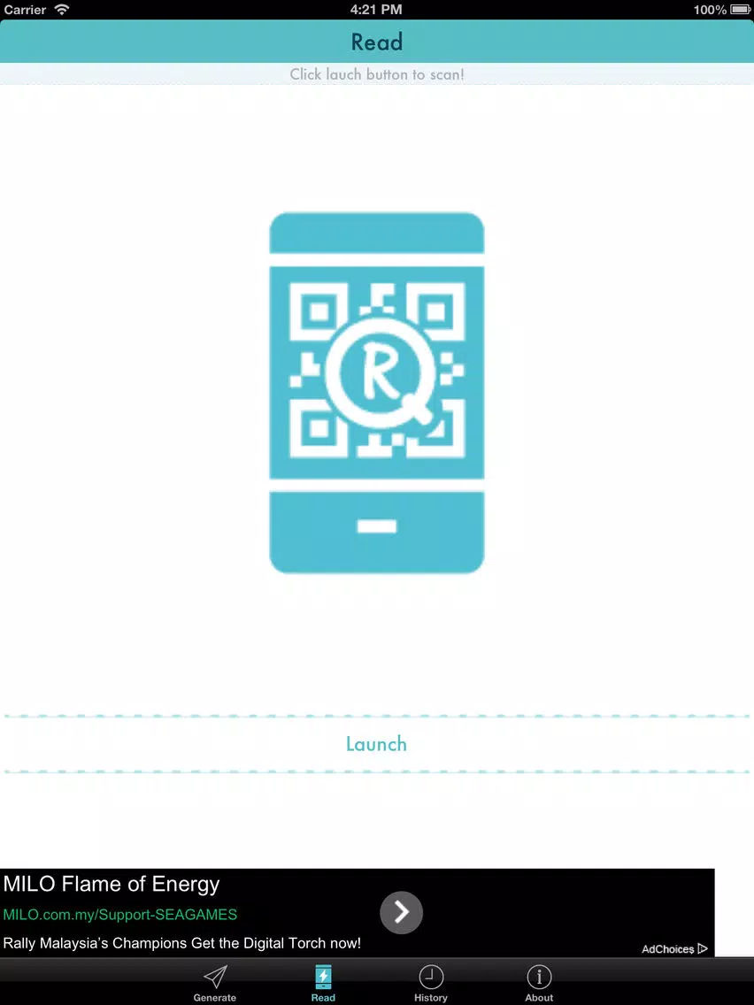 QRCode Creator, Buider & Reader iPad  Screenshots