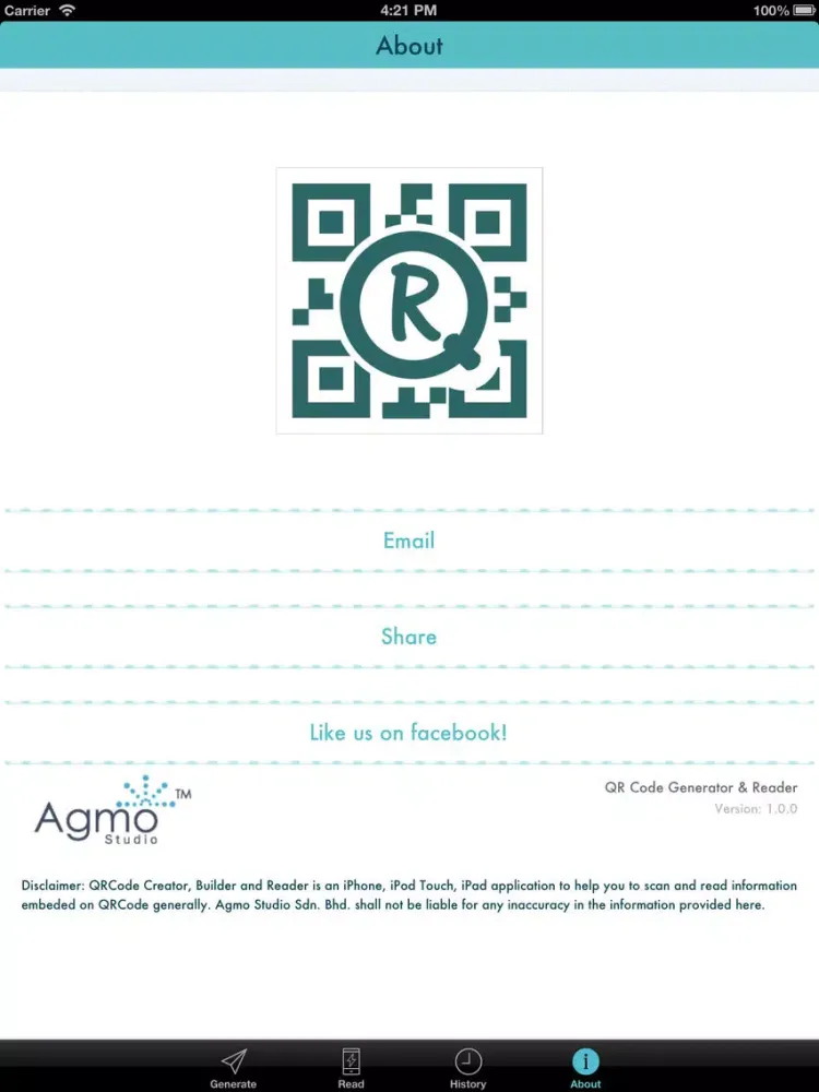 QRCode Creator, Buider & Reader iPad  스크린샷