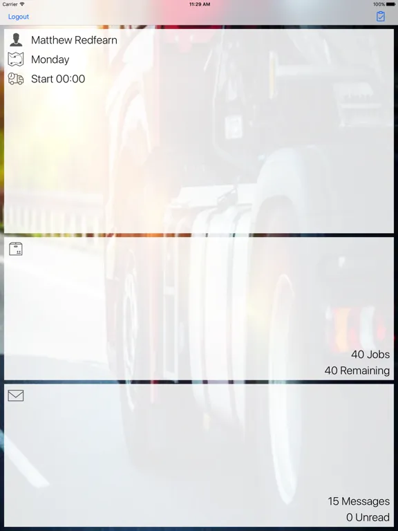 routeMASTER Dispatch iPad  스크린샷