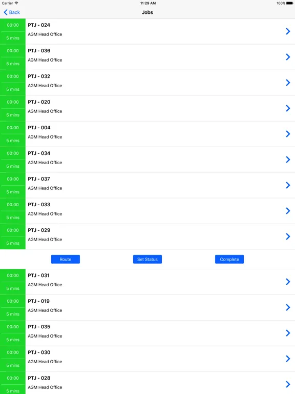 routeMASTER Dispatch iPad  스크린샷