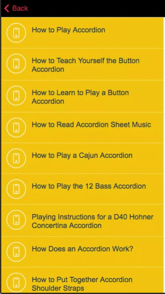 Accordion Tutorial - Learn To Play Accordion Screenshots
