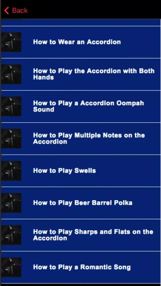 Accordion Tutorial - Learn To Play Accordion Screenshots