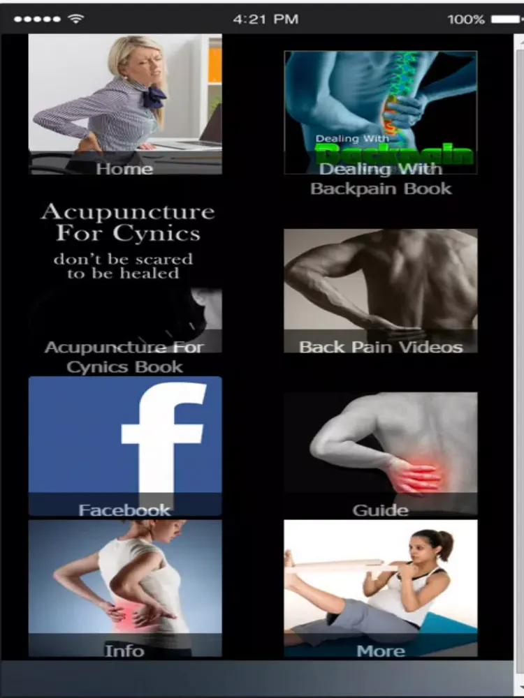 Tangkapan layar Back Pain Exercise - Learn How to Treat Lower Back Pain at Home iPad 