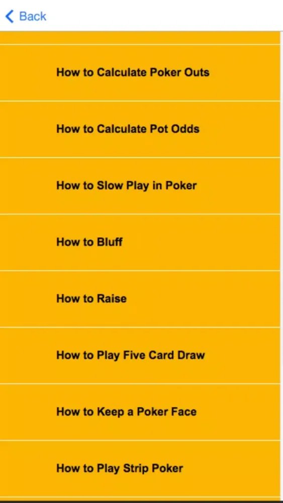 Poker Strategy - Improve Your Skills Screenshots