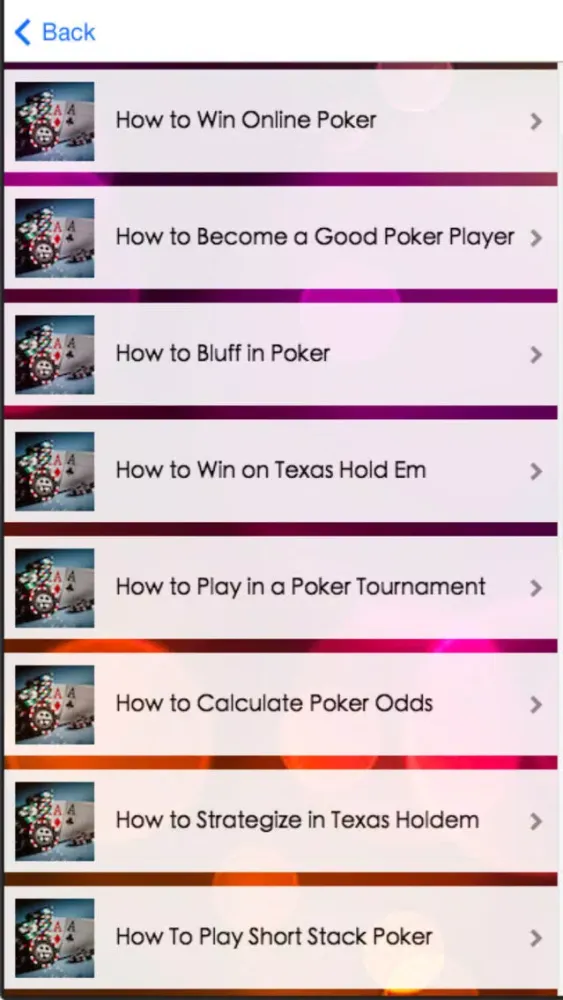 Poker Strategy - Improve Your Skills Screenshots