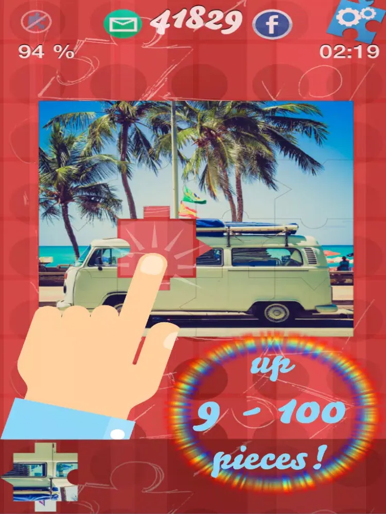 +100 Jigsaw Puzzle - Unscramble Charming Pic iPad  سکرین شاٹس
