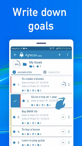 Capturas de pantalla de To Do List and Goal planner
