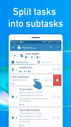 Capturas de pantalla de To Do List and Goal planner
