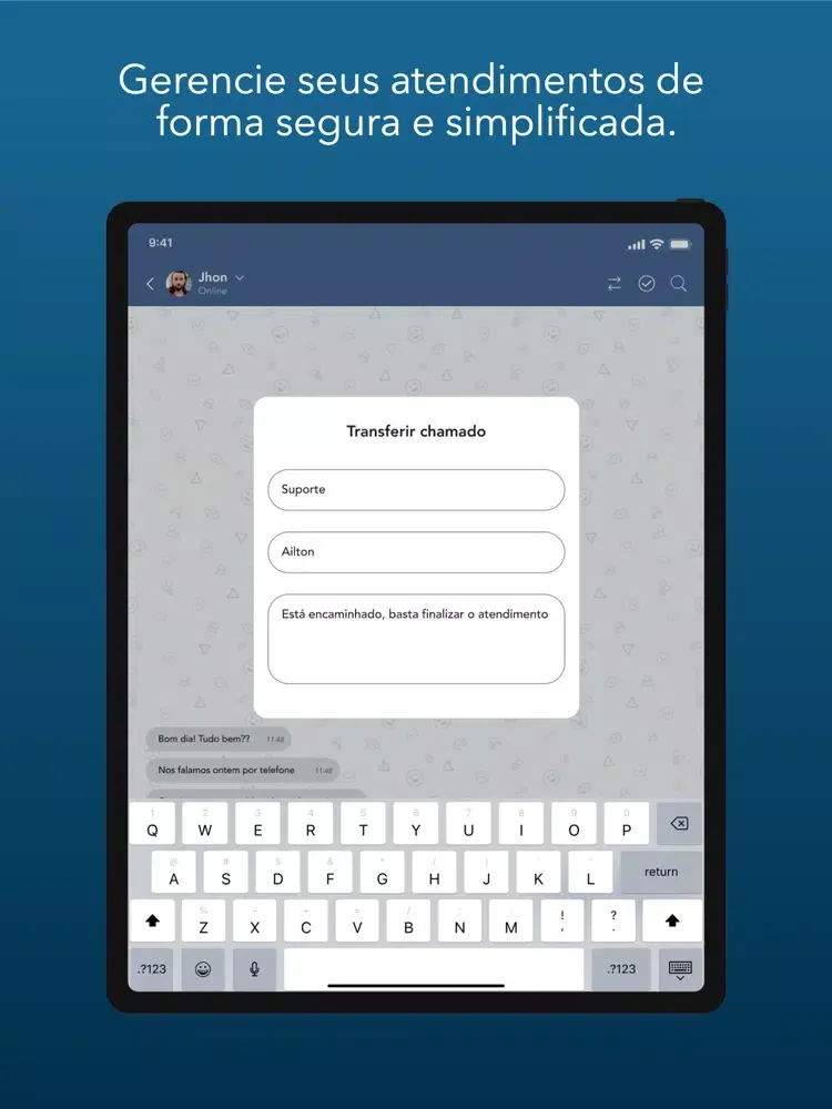 Digisac iPad 应用截图