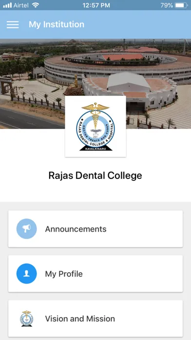 Raja's Dental College Screenshots