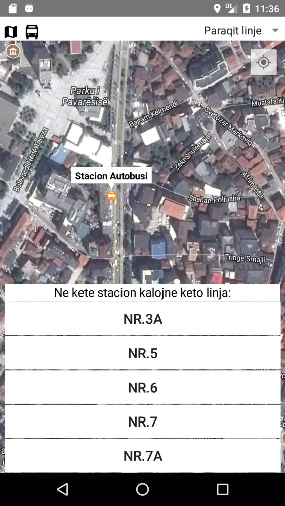 Screenshot di Prishtina Bus Stops