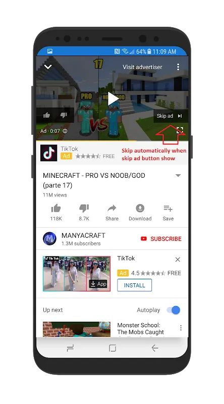 Skip Ads Screenshots