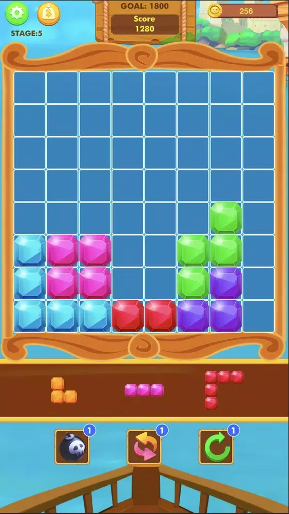 Tangkapan layar Block Puzzle Pirates 2020