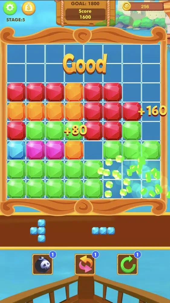 Tangkapan layar Block Puzzle Pirates 2020