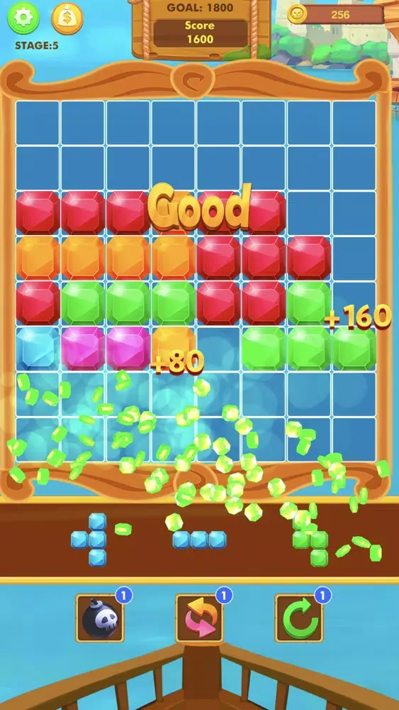 Tangkapan layar Block Puzzle Pirates 2020