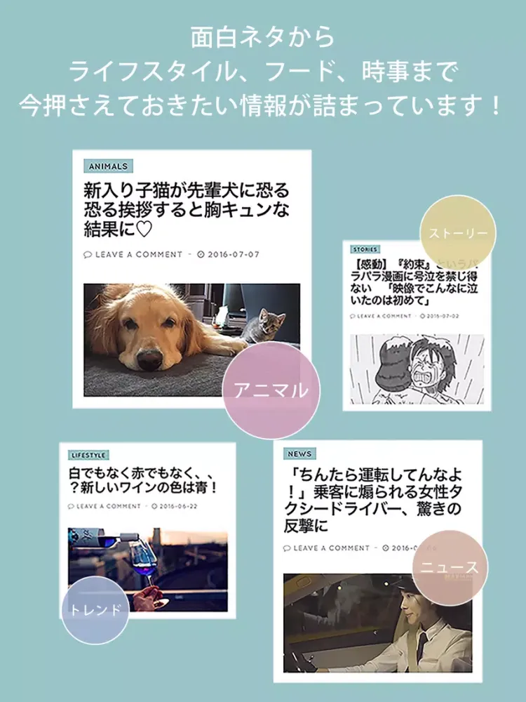 大人のためのトレンド・動画まとめアプリ - Hash [ ハッシュ ] iPad  Screenshots