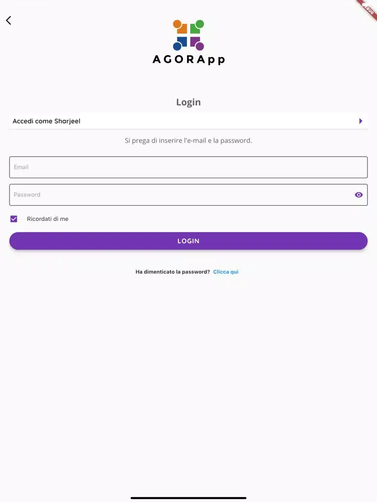 Zrzuty ekranu AGORA app iPad 