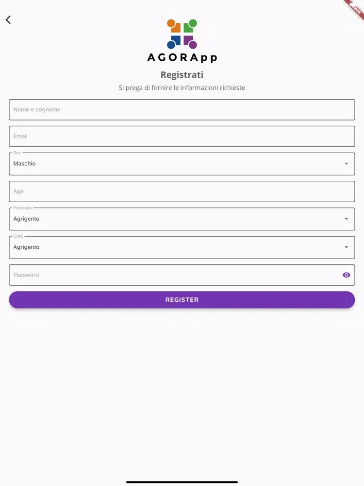 Zrzuty ekranu AGORA app iPad 