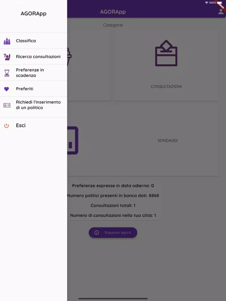 Zrzuty ekranu AGORA app iPad 