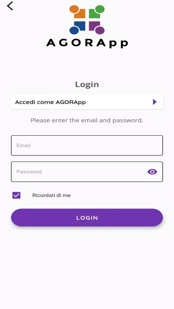 Zrzuty ekranu AGORA app