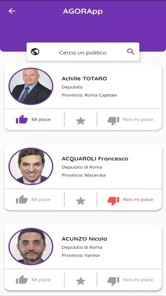 Zrzuty ekranu AGORA app